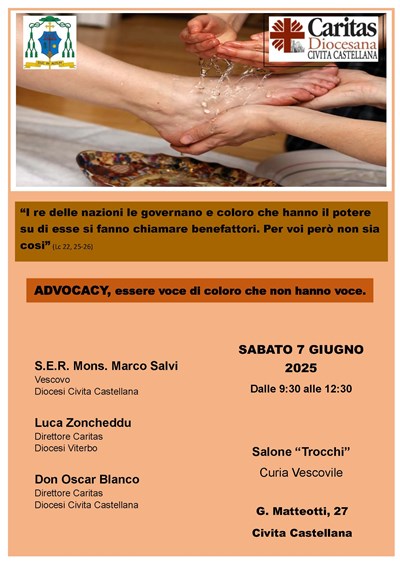 ADVOCACY, essere voce di coloro che non hanno voce 07/06/2025